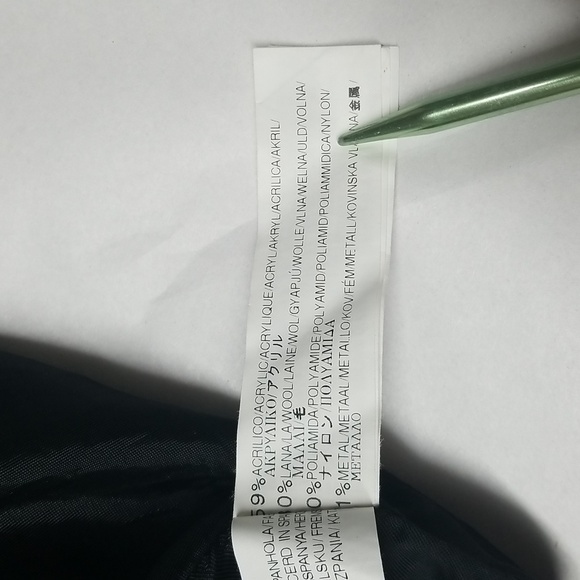 Zarah Vintage Woman Fringed, Lined, Tweed Skirt  Size 10 - Picture 13 of 14